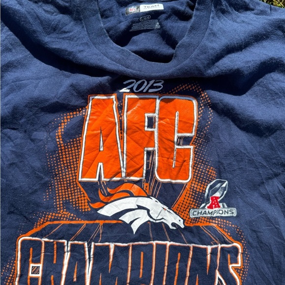 Y2K Denver Broncos NFL Champion Tee NWOT - Picture 3 of 3
